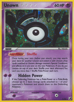 Unown S/115 — Unseen Forces