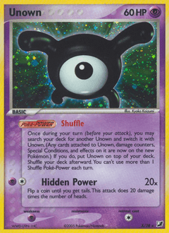 Unown X/115 — Unseen Forces
