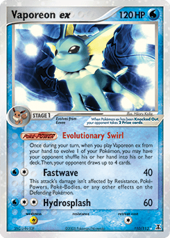 Vaporeon ex 110/113 — Delta Species