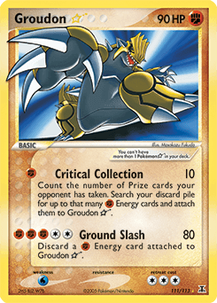 Groudon ★ 111/113 — Delta Species