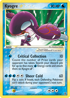 Kyogre ★ 112/113 — Delta Species