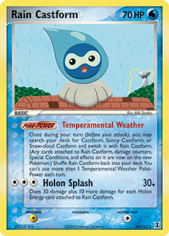 Rain Castform 26/113 — Delta Species