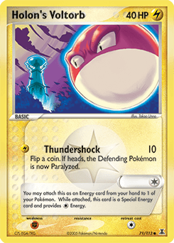 Holon's Voltorb 71/113 — Delta Species
