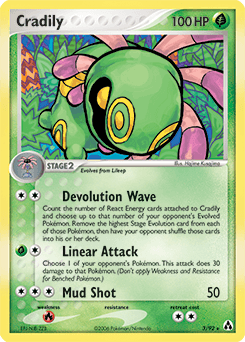 Cradily 3/92 — Legend Maker