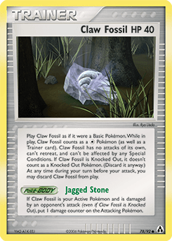 Claw Fossil 78/92 — Legend Maker