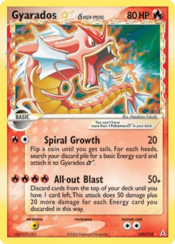 Gyarados ★ δ 102/110 — Holon Phantoms