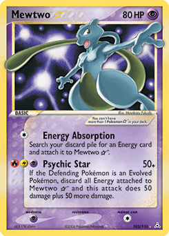 Mewtwo ★ 103/110 — Holon Phantoms