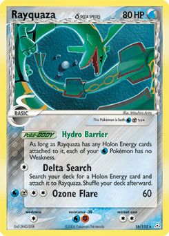 Rayquaza δ 16/110 — Holon Phantoms