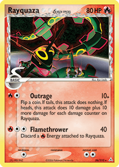 Rayquaza δ 26/110 — Holon Phantoms