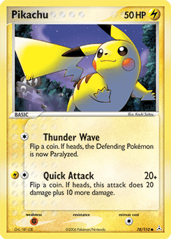 Pikachu 78/110 — Holon Phantoms