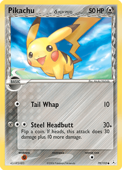Pikachu δ 79/110 — Holon Phantoms