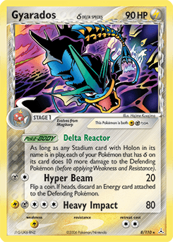 Gyarados δ 8/110 — Holon Phantoms