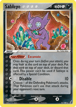 Sableye 10/100 — Crystal Guardians
