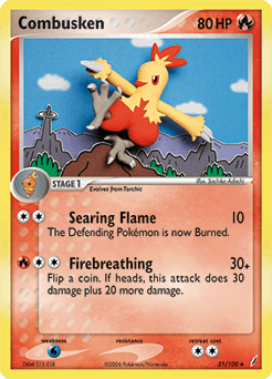 Combusken 31/100 — Crystal Guardians