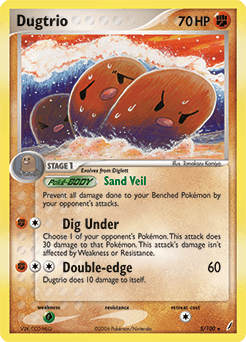 Dugtrio 5/100 — Crystal Guardians