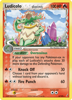 Ludicolo δ 6/100 — Crystal Guardians