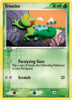Treecko 67/100 — Crystal Guardians