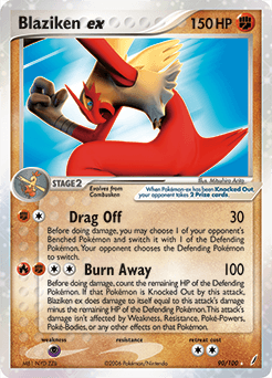 Blaziken ex 90/100 — Crystal Guardians