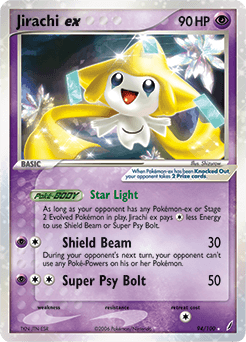 Jirachi ex 94/100 — Crystal Guardians