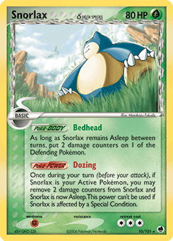 Snorlax δ 10/101 — Dragon Frontiers