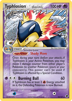 Typhlosion δ 12/101 — Dragon Frontiers