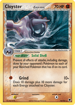 Cloyster δ 14/101 — Dragon Frontiers