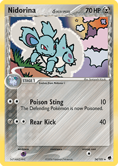 Nidorina δ 34/101 — Dragon Frontiers