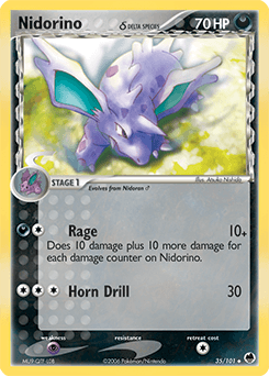 Nidorino δ 35/101 — Dragon Frontiers