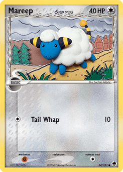 Mareep δ 54/101 — Dragon Frontiers