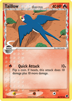 Taillow δ 66/101 — Dragon Frontiers