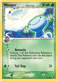 Wooper δ 71/101 — Dragon Frontiers