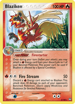Blaziken 5/108 — Power Keepers