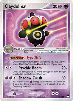 Claydol ex 93/108 — Power Keepers