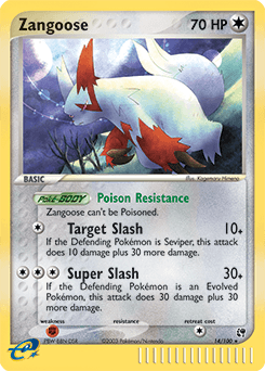 Zangoose 14/100 — Sandstorm