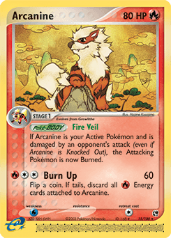 Arcanine 15/100 — Sandstorm
