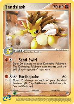 Sandslash 21/100 — Sandstorm