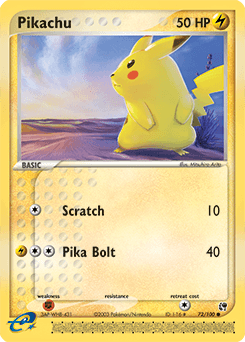Pikachu 72/100 — Sandstorm