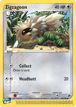 Zigzagoon 85/100 — Sandstorm