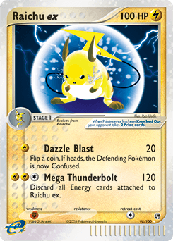 Raichu ex 98/100 — Sandstorm