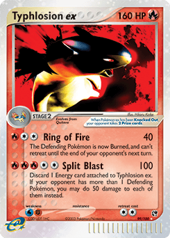 Typhlosion ex 99/100 — Sandstorm
