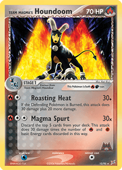 Team Magma's Houndoom 10/95 — Team Magma vs Team Aqua