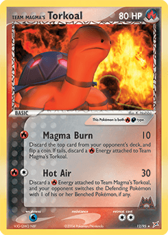 Team Magma's Torkoal 12/95 — Team Magma vs Team Aqua