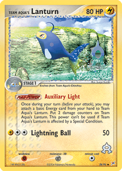 Team Aqua's Lanturn 28/95 — Team Magma vs Team Aqua