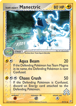Team Aqua's Manectric 29/95 — Team Magma vs Team Aqua