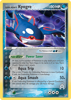 Team Aqua's Kyogre 3/95 — Team Magma vs Team Aqua