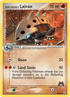 Team Magma's Lairon 36/95 — Team Magma vs Team Aqua
