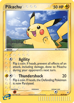 Pikachu 43/95 — Team Magma vs Team Aqua