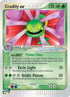 Cradily ex 90/95 — Team Magma vs Team Aqua