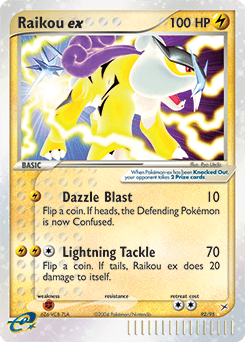Raikou ex 92/95 — Team Magma vs Team Aqua