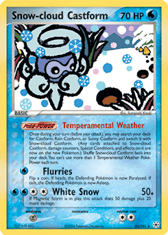 Snow-cloud Castform 25/101 — Hidden Legends